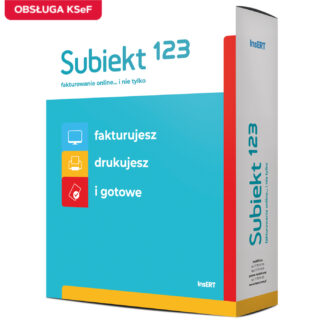 Subiekt 123 - fakturowanie online i nie tylko... - Fakturowanie (pakiet podstawowy - licencja na 12 miesięcy) (Obsługa KSeF)