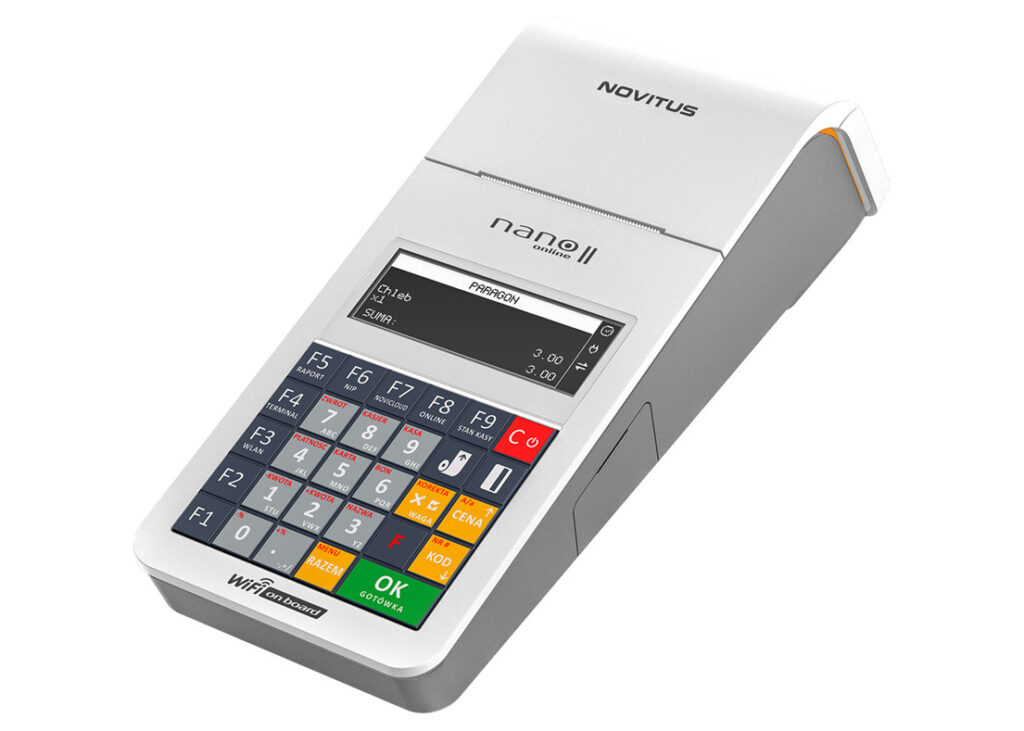 kasa fiskalna Novitus Nano II Online GSM dla fryzjera Wrocław